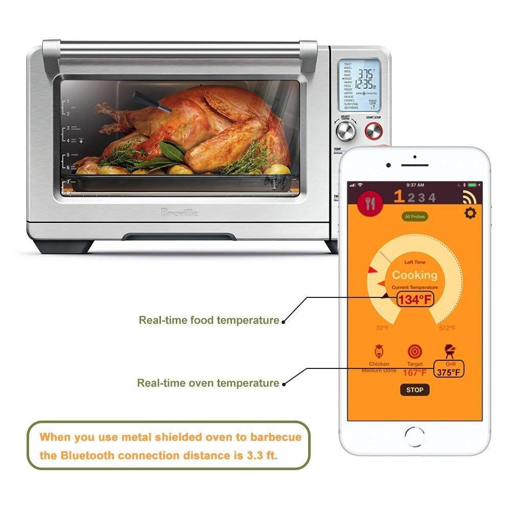 TY520 Kitchen Barbecue Smart Thermometer Food Baking Thermometer Lightweight Waterproof Temperature Meter TY520 Kitchen Barbecue Smart Thermometer Food Baking Thermometer Lightweight Waterproof Temperature Meter
